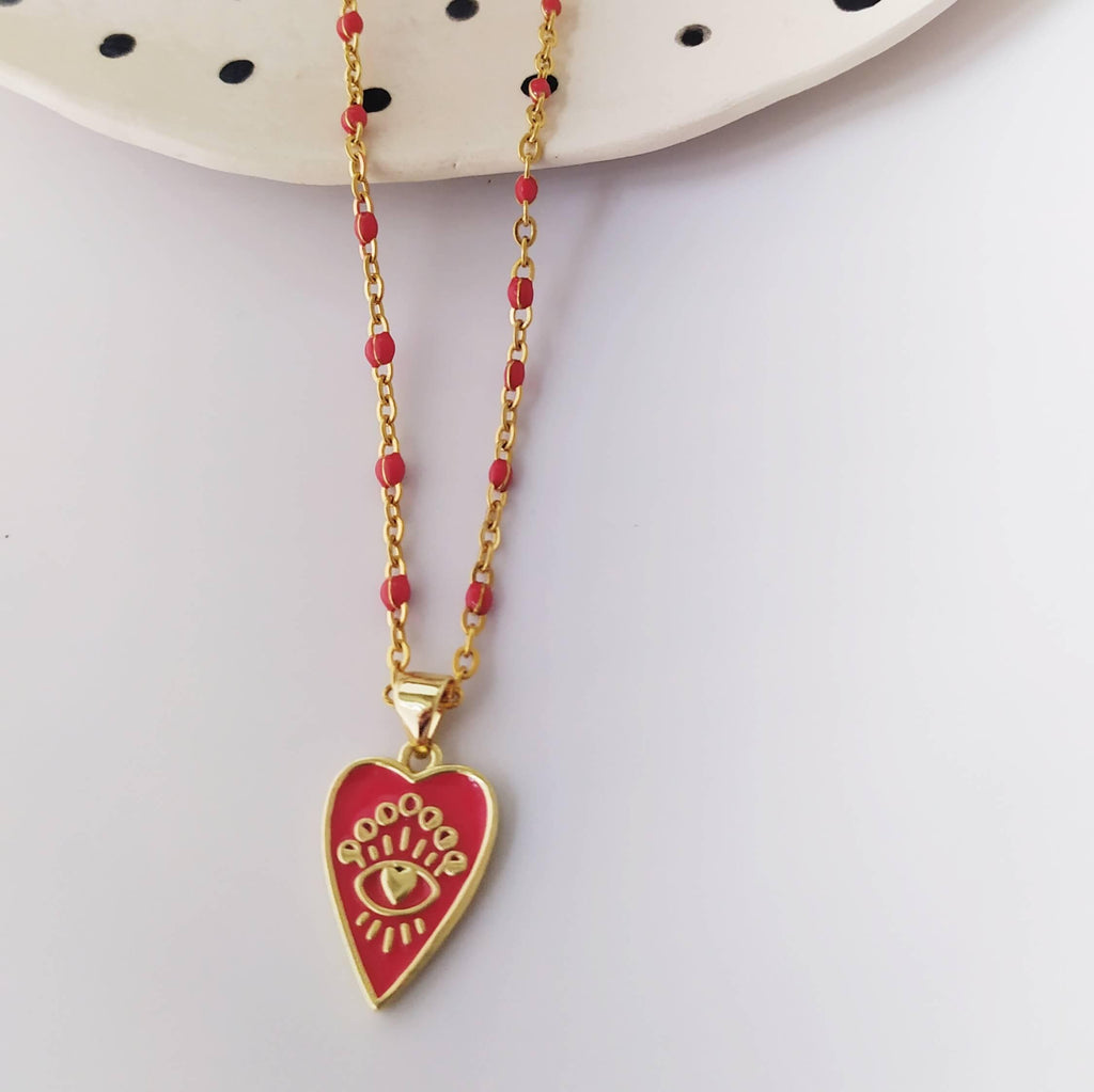 COLLAR CORAZÓN MEXICANO - A Tu Bola Donostia