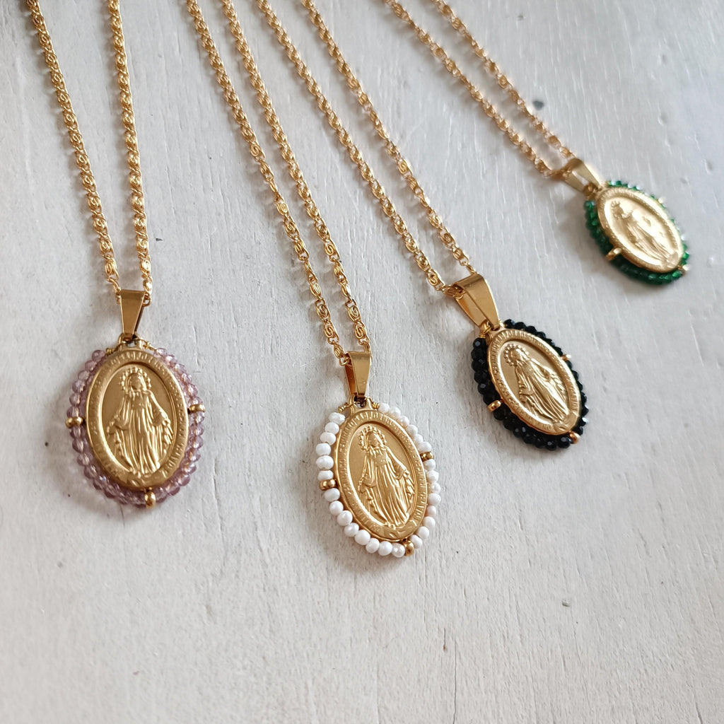 Collar medalla Virgen "La Milagrosa" - A Tu Bola Donostia