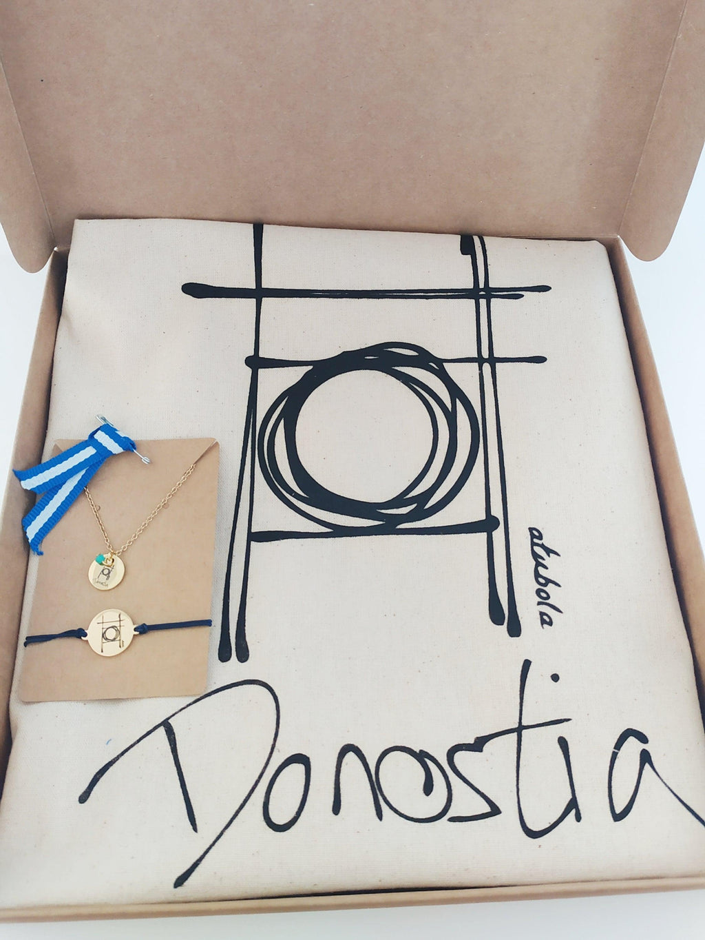 Kit Regalo "Donostia" (Tote Bag, Pulsera y Collar) - A Tu Bola Donostia